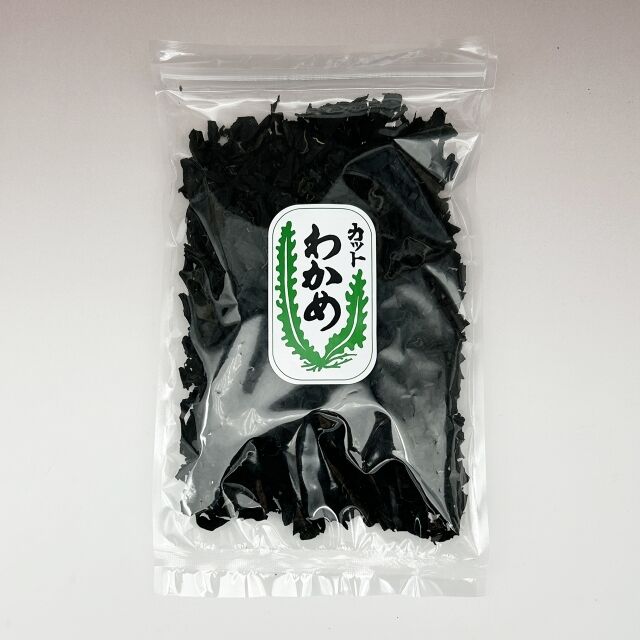 三陸産カットわかめ100g 肉厚・Lサイズ